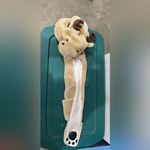 Silly kids plush moose hat